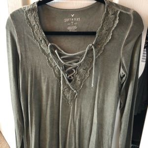 American Eagle Soft & Sexy Lace Up